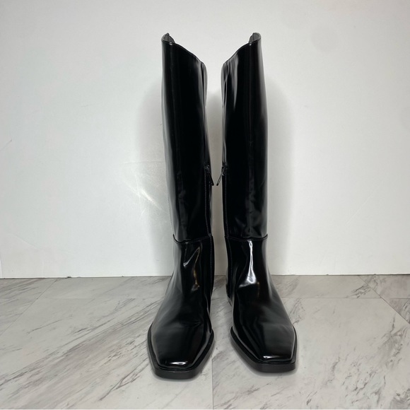 Sam Edelman Cesar Black Tall Athletic Fit Riding Boot 8 - Picture 2 of 15